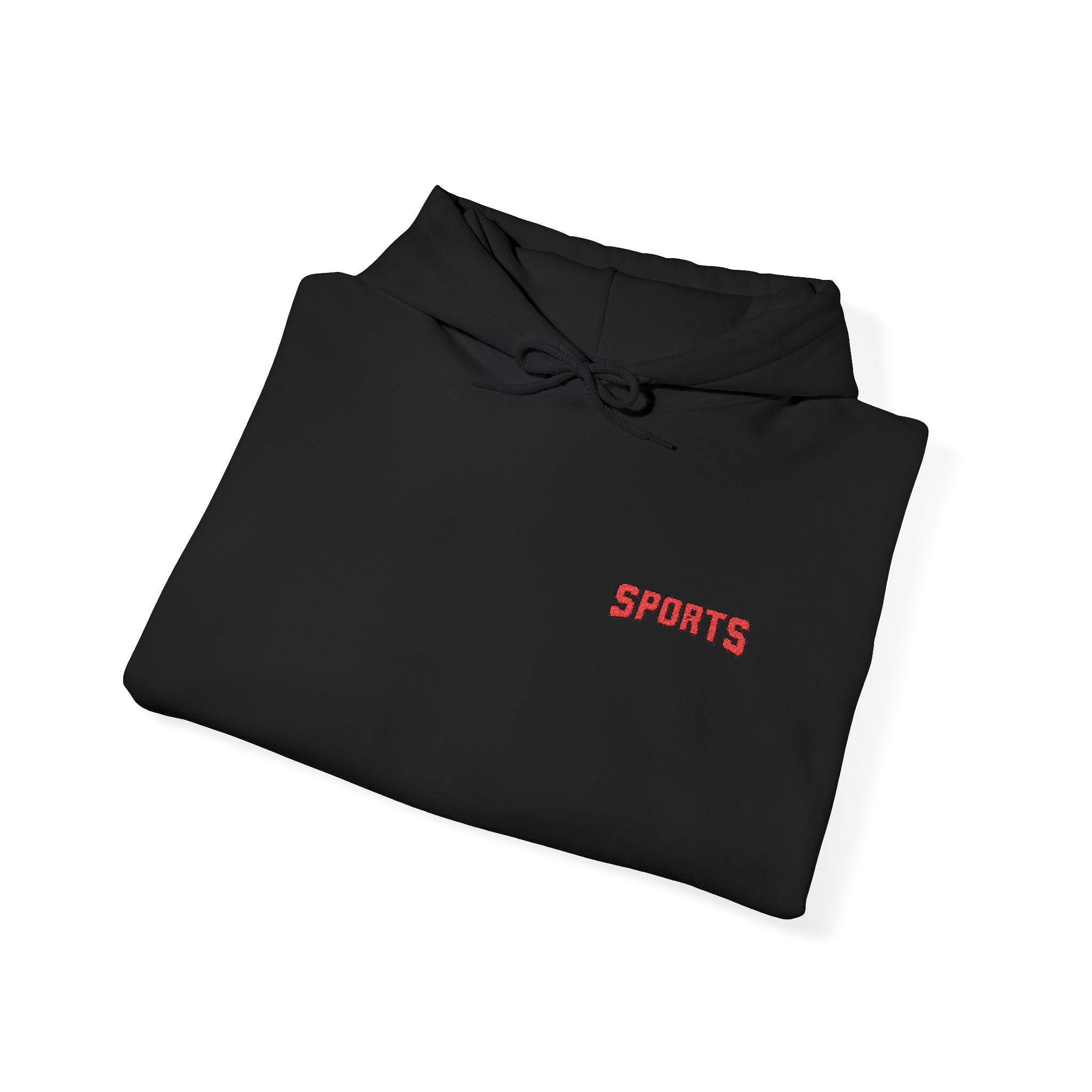 Unisex Heavy Blend™ Hooded Sweatshirt Embroidery With "SPORTS"