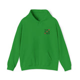 Unisex Heavy Blend™ Hooded Sweatshirt Embroidery With "Heart&X"