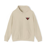 Unisex Heavy Blend™ Hooded Sweatshirt Embroidery With BULL