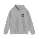 Unisex Heavy Blend™ Hooded Sweatshirt Embroidery With 'Tiger'