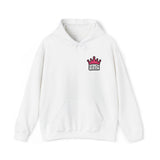 Sudadera unisex con capucha y mezcla pesada Heavy Blend™ con bordado 'SOBERQUEEN'