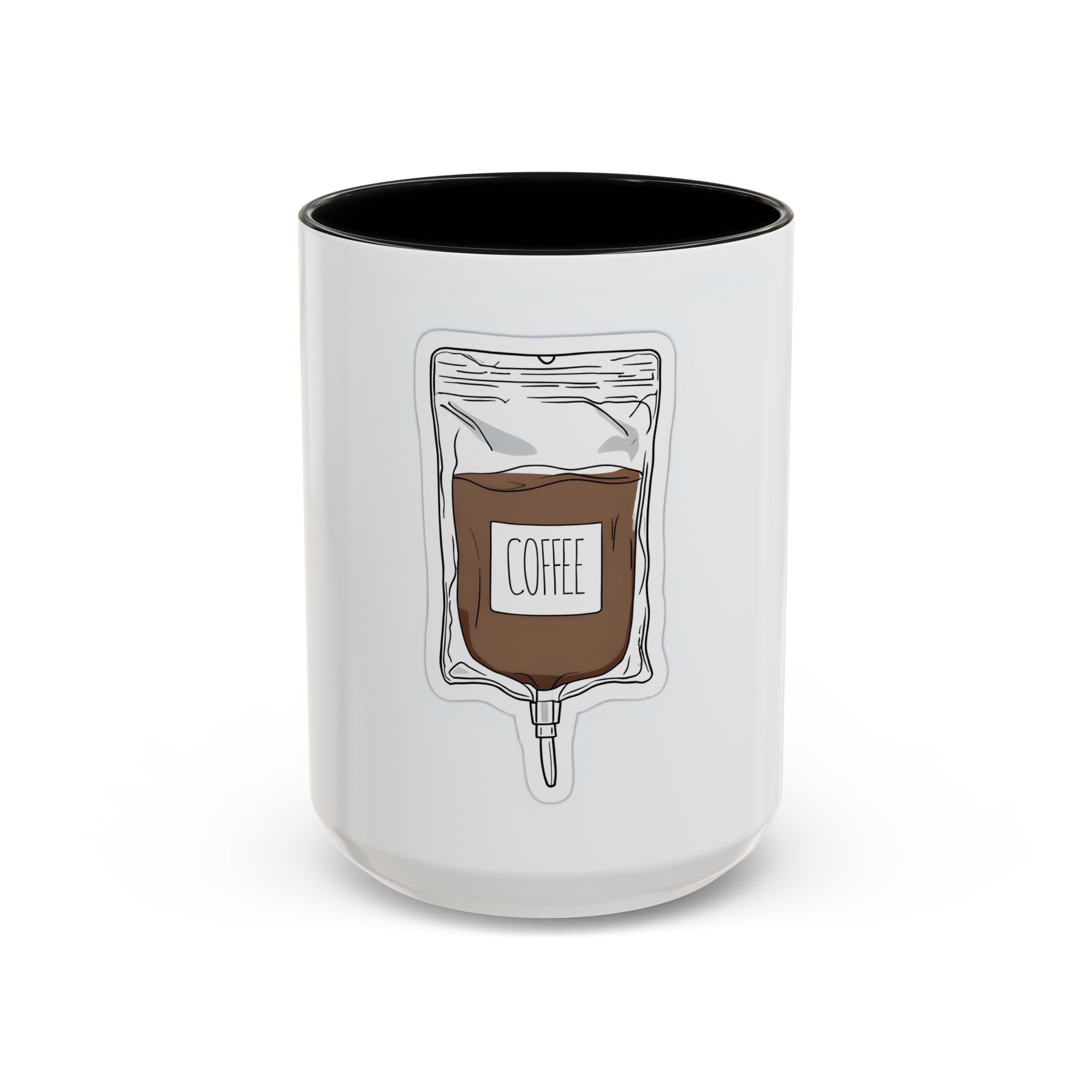 Taza de cerámica Office Warrior: 11 oz/15 oz, agarre ergonómico y diseño antiestrés