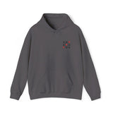 Unisex Heavy Blend™ Hooded Sweatshirt Embroidery With "Heart&X"