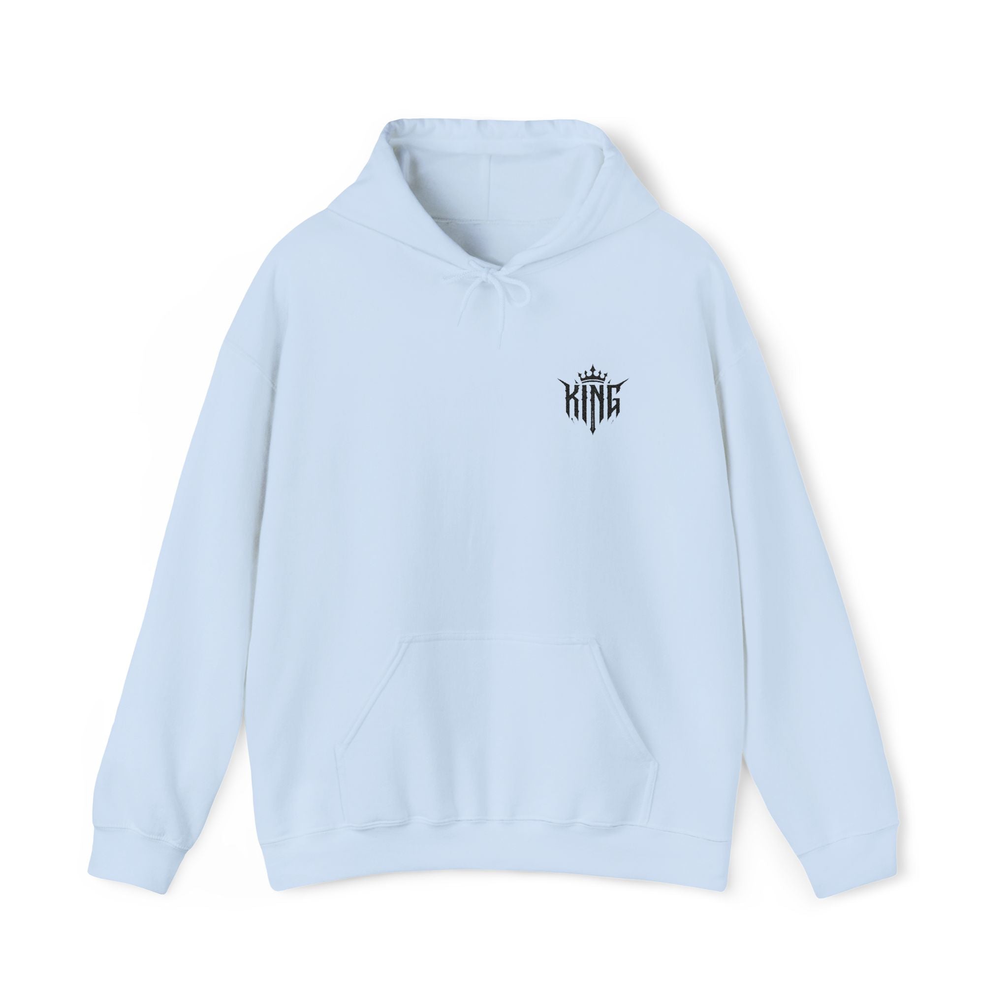 Unisex Heavy Blend™ Hooded Sweatshirt Embroidery With "KING"