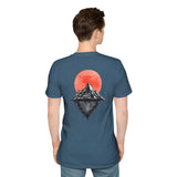 Dark Color 100% Cotton Unisex Softstyle T-Shirt With Pattern on The Back