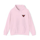 Unisex Heavy Blend™ Hooded Sweatshirt Embroidery With BULL