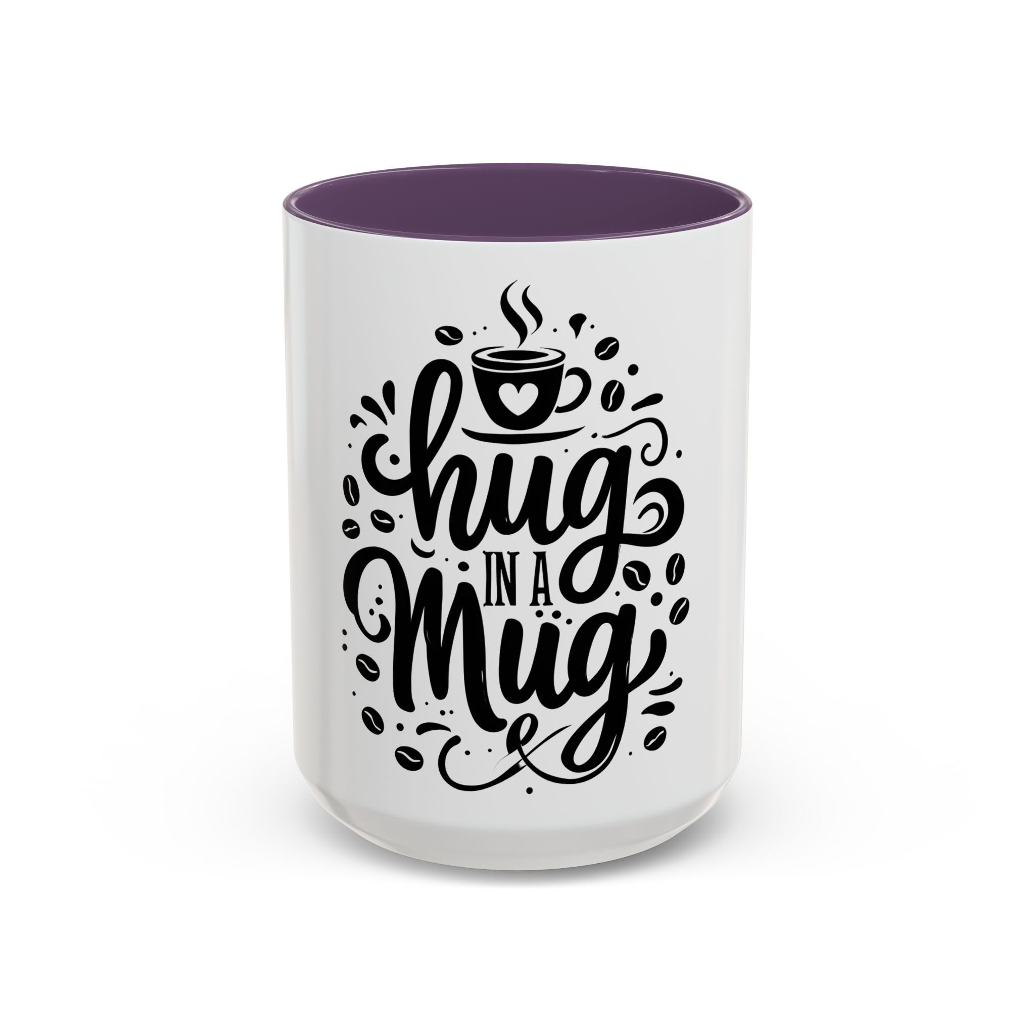 11oz/15oz White Ceramic Mug with Color Inside