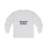 Camiseta de manga larga de algodón ultra premium: comodidad sin costuras y construcción con hombros encintados