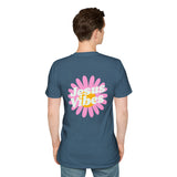 100% Cotton Unisex Softstyle T-Shirt With Pattern on The Back