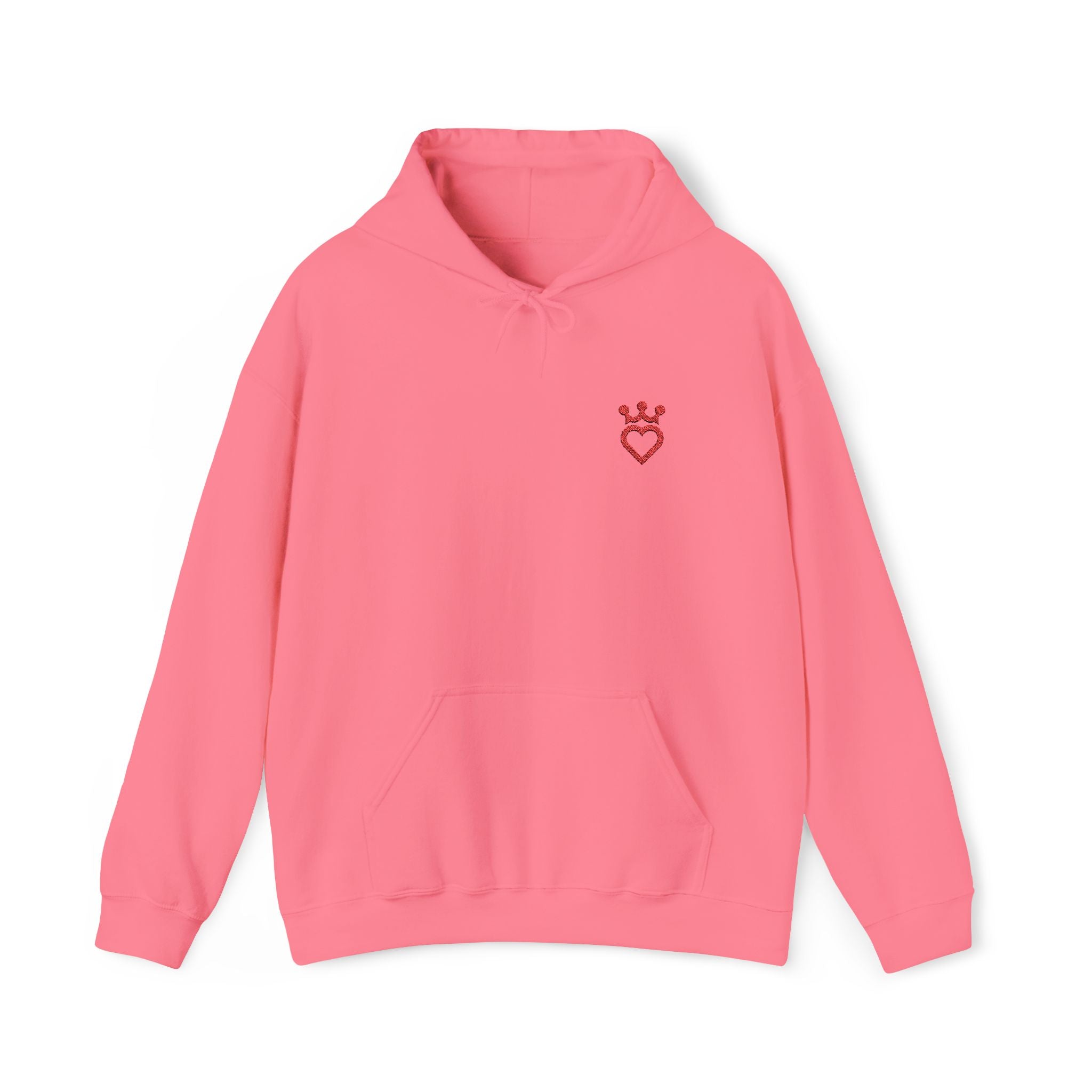 Unisex Heavy Blend™ Hooded Sweatshirt Embroidery With "Heart"